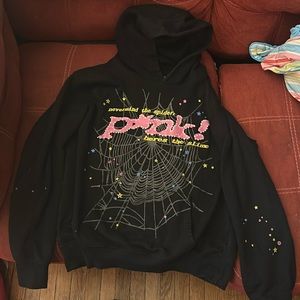 Spider, hoodie, clean used good condition looks new when you.